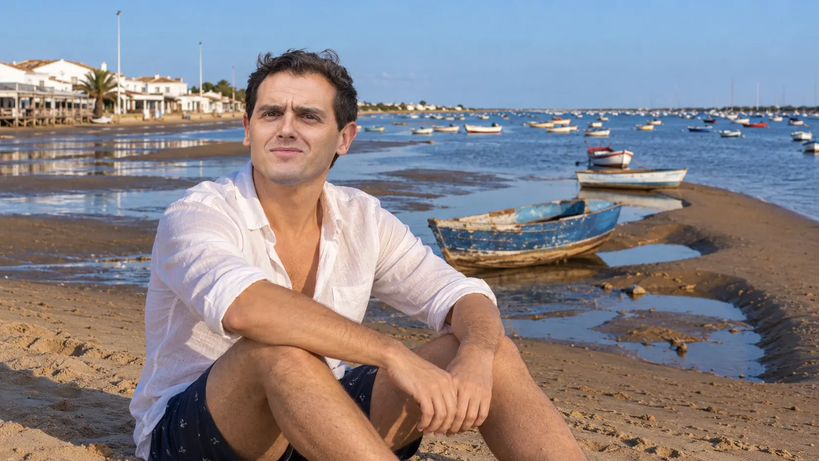 Un montaje de Albert Rivera en El Rompido