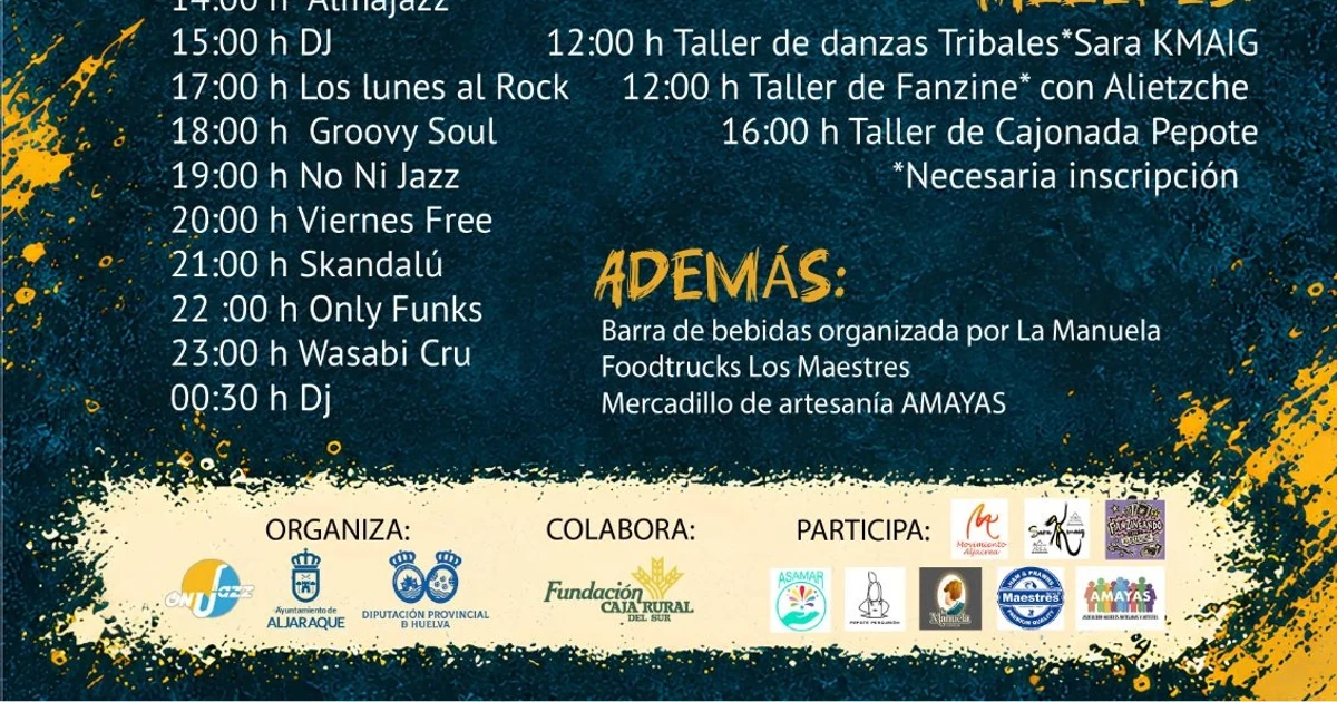 Onujazz Fest 2026 en Aljaraque: Música y Cultura para Todos
